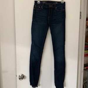 J.Crew dark blue wash straight leg jean